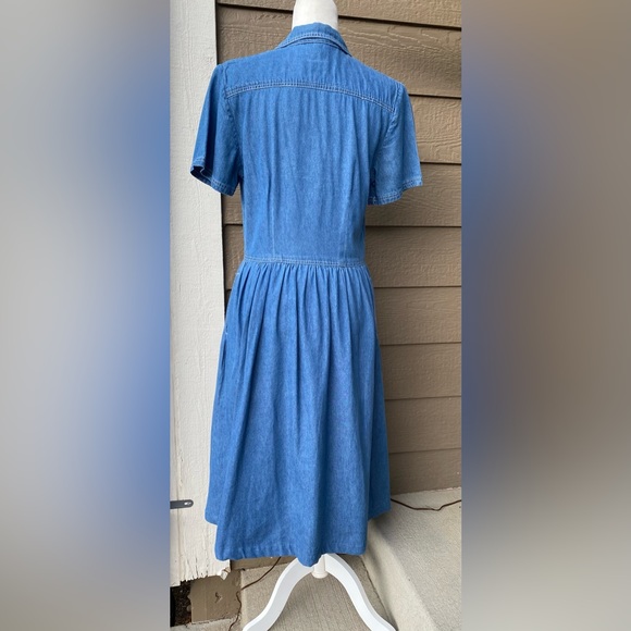 Studio Wear Vintage Denim A-line Women’s Dress, size M - Picture 3 of 11